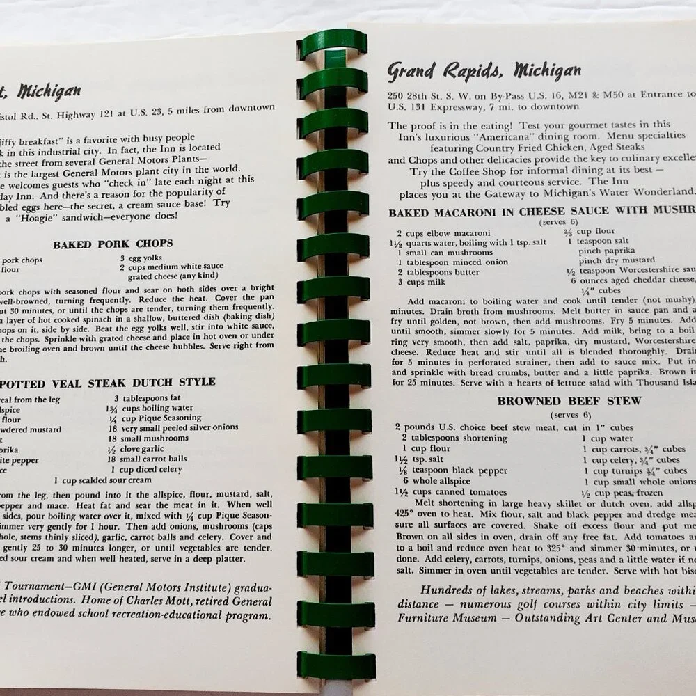 Vintage 60s Cookbook Cooking The Holiday Inn Way